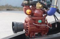 Camion-citerne à fumier autochargeur remorqué par un tracteur, camion-citerne à vide pour la collecte et la diffusion des déchets animaux d'élevage
