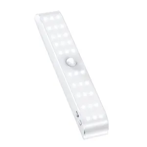Fabrik Billig USB Aufladbare Schrank Nacht Lichter Kleiderschrank Led-leuchten Schmücken Motion Sensor LED Nacht Licht Für Treppen