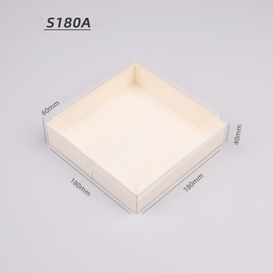 Plateau <span class=keywords><strong>en</strong></span> <span class=keywords><strong>bois</strong></span> jetable de haute qualité <span class=keywords><strong>couvercle</strong></span> transparent à emporter pour Bento Dessert Cupcake Sushi cannelle rouleaux emballage de gâteau - Product Image 1