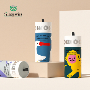 Custom Logo Printing Food Grade Design Paper Luxury Flower Gift Packaging Box Cosmetic High End Cylinder Tube Boxes