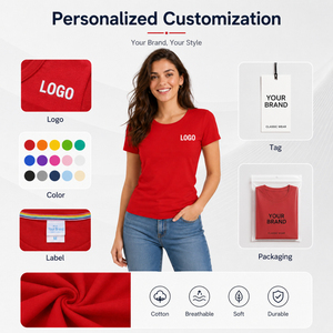 Camisetas Personalizadas a Bajo Precio, Camisetas de Mujer de Seda Helada Odell, Camisetas Blancas Refrescantes para Mujer, Tops Elegantes, <span class=keywords><strong>Ropa</strong></span> de Mujer - Product Image 5