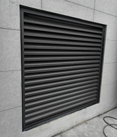 Volet vertical en alliage d'aluminium BOCHARM pour fenêtre extérieure de sécurité - Utilisation hôtelière