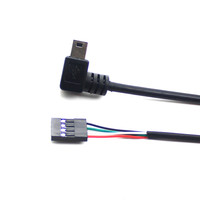 Cable USB Personalizado de Micro Macho a 4 Pines, Ensamblaje de Cable JST Molex Picoblade a Mini B, Arnés de Cableado