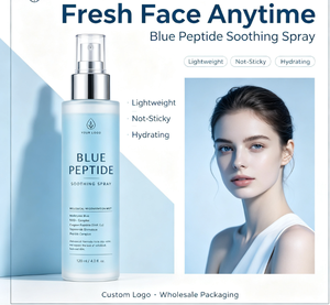 Spray Apaisant aux Peptides Bleus 120ml Brume Hydratante Visage pour Tous Types de Peau Réparation Nocturne Marque Privée Acceptée - Product Image 5