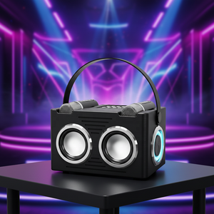 <span class=keywords><strong>Enceinte</strong></span> <span class=keywords><strong>Bluetooth</strong></span> Karaoké Portable <span class=keywords><strong>Mini</strong></span> Sans Fil Étanche IPX-3 pour Fêtes et Utilisation Extérieure avec 2 Micros – Vente en Gros Direct Usine - Product Image 1