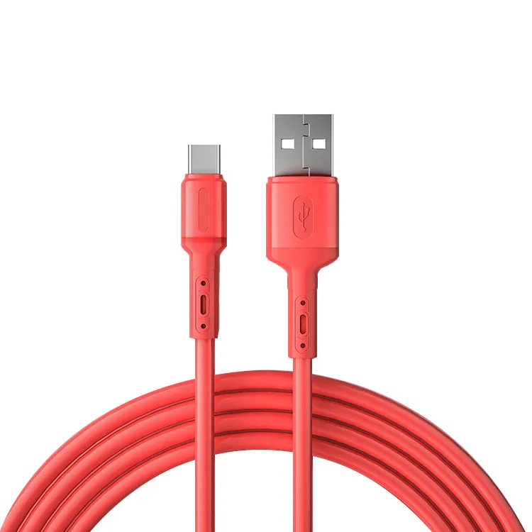 USB tipi C kablo Samsung S20 sıvı silikon veri kablo USB C 3A hızlı şarj için Huawei P40 Pro Xiaomi USB C şarj kablosu