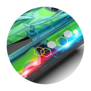 Barco RC Grande 1:36 de Alta Velocidad 25KM/H con Control Remoto, Barco de Juguete Transparente con Luces para Niños y Adultos - Product Image 2