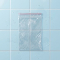 Sacs refermables en PE imperméables et durables avec fermeture auto-adhésive pour l'emballage de bijoux et de petites pièces, commandes personnalisées acceptées