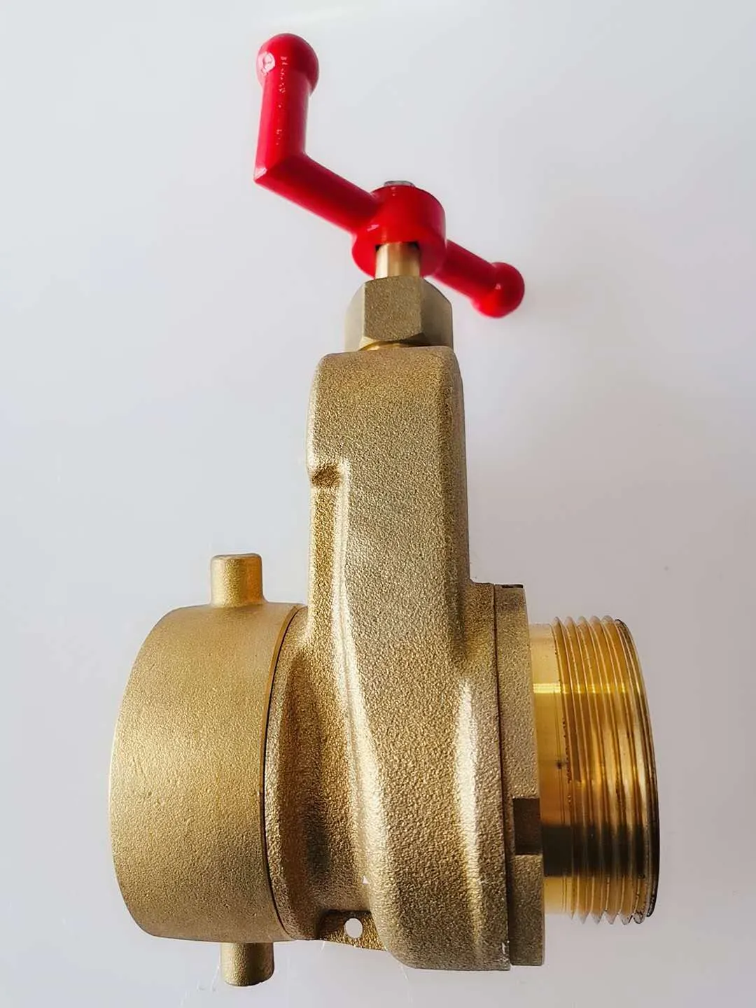 Fire Product Valve Hydrant Gate Valve Body Brass Handwheel L Shape Iron Working Proessure 300PSI