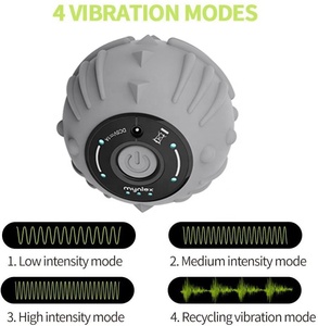 Pelota de Masaje Vibratoria JAMOOZ, Pelota de Masaje Eléctrica Recargable y Portátil, Rodillo de Masaje para Espalda y Músculos - Product Image 4