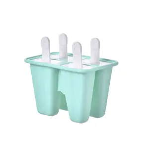 Özel fabrika gıda sınıfı silikon buz küpü makinesi silikon dondurma kalıp Popsicle dondurma kalıp Popsicle