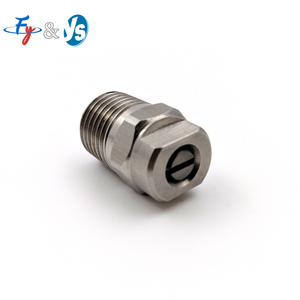 1/4 MEG Acero inoxidable Lavado de <span class=keywords><strong>alta</strong></span> presión 1/4 Rosca Boquilla de ventilador plano para limpiadores de superficies - Product Image 3
