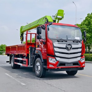 Grúa Montada en Camión Foton Aumark 4x2 de Alta Calidad con Pluma Rígida, Precio de Fábrica, Grúa Cargadora de 12 Toneladas y 10 Toneladas - Product Image 6