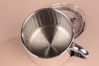 Mug en acier inoxydable de qualité alimentaire à texture martelée avec couvercle rabattable, tasse métallique réutilisable pour l'eau, le café, le thé, les fêtes, le camping