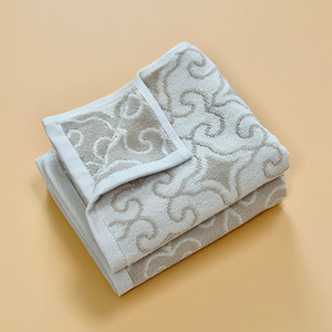 Juego de toallas de regalo de algodón puro jacquard, toallas faciales y de baño, caja de regalo de cumpleaños, 46x33.5x10.5cm, diseño exquisito - Product Image 1