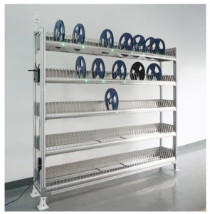 Nieuwe SMT intelligente 5-laags roestvrijstalen elektronische materiaalrek, slim rek met verlichting en ESD-bescherming voor SMD - Product Image 3