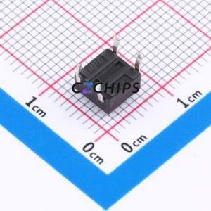 K2-6639DP-A4SW-04 Tactile Switch Through hole-4P,6x6mm Switch Single Pole Single Throw Round Button 2.5N Through Hole - Product Image 2
