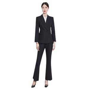 Women's Professional Suit Set Autumn Office Lady Full Sleeve Polyester Anti-Wrinkle Business Formal Wear - Product Image 5