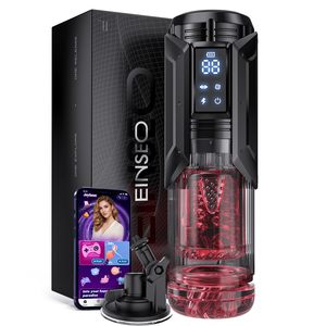 Masturbateur masculin étanche AI Sync avec 7 modes de succion, de poussée et de rotation et 7 modes de léchage, Pocket Pussy, jouet sexuel pour hommes - Product Image 6