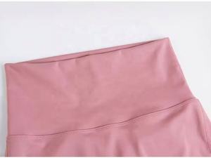 2024 venta al por mayor diseño Sexy para mujer ropa activa sin costuras conjunto de piezas de entrenamiento a juego cintura alta logotipo personalizado gimnasio Fitness Biker corto - Product Image 5