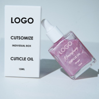 Fournisseur de produits pour ongles, huile à cuticules scintillante en marque privée, huile dissolvante pour vernis à ongles en gros