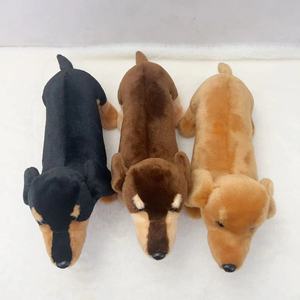 Nokta toptan sevimli çocuk konfor peluş oyuncak karikatür Dachshund köpek peluş oyuncak - Product Image 4