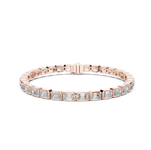 Bracelet en diamant cultivé en laboratoire de qualité supérieure en or, bijoux fins élégants, accessoire de mode de créateur - Product Image 6