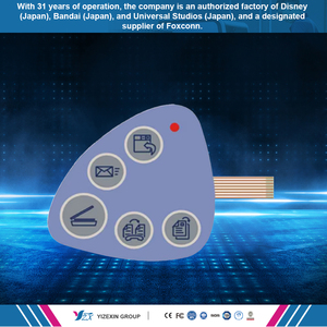 Chất lượng cao 4x4 mảng 16 phím ma trận nổi nút kim loại dome màng số chuyển đổi bàn phím - Product Image 3