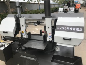 Trung quốc tự động cột đôi ngang <span class=keywords><strong>bandsaw</strong></span> gz4240 góc cắt 45 độ ban nhạc đã thấy máy cho kim loại - Product Image 3