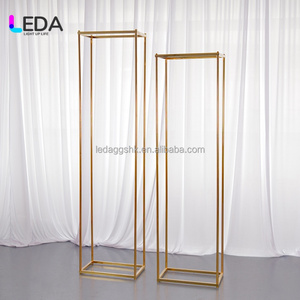 LEDA Factory Direct Wedding Decoration Shiny Gold Flower <b>Stand</b> Wedding <b>Backdrop</b> Stage Decoration for Wedding & Event Decor - Product Image 6