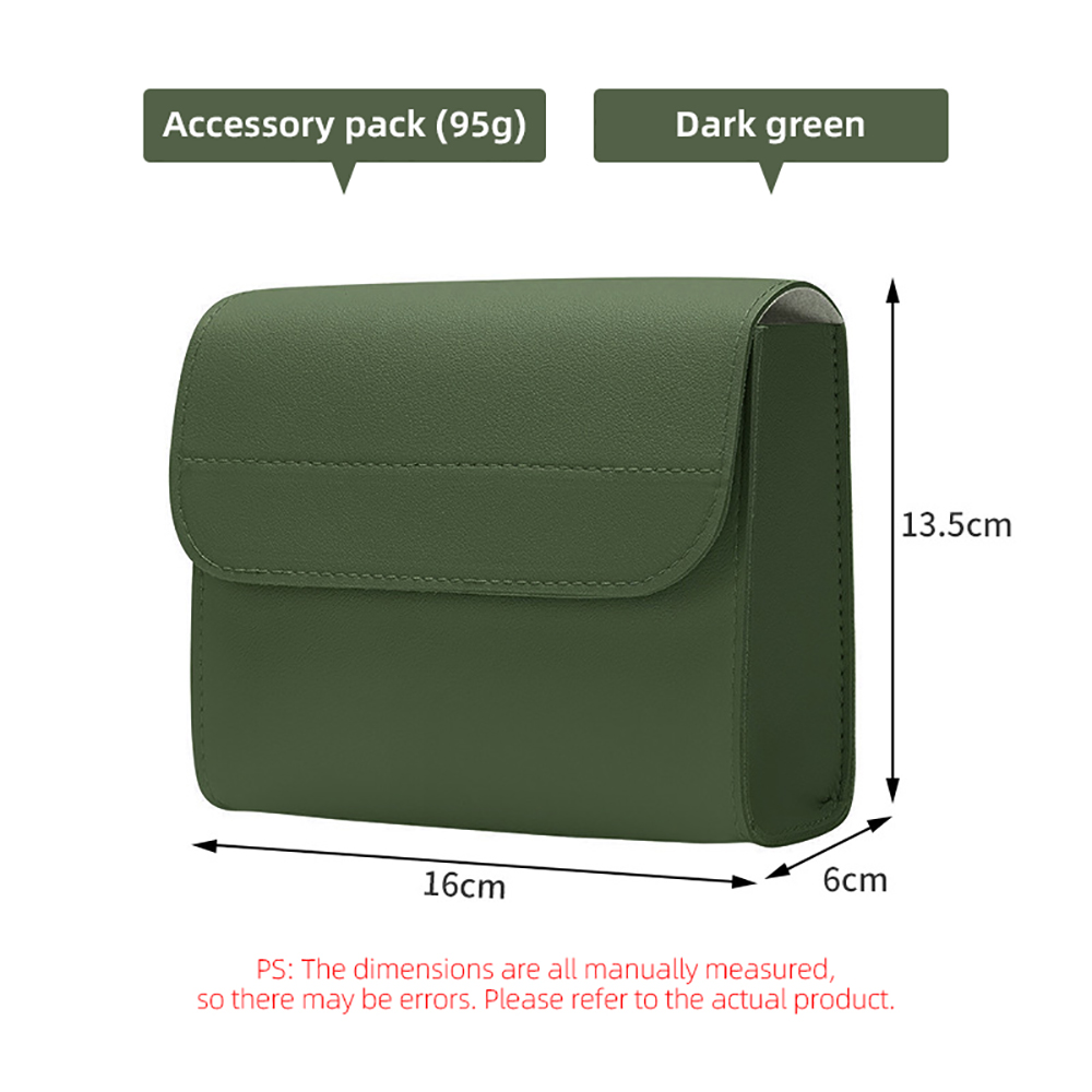 Sac d'alimentation vert foncé 16x13,5x6cm