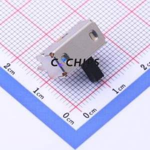 SK22D15L6 Slide Switch Through hole Component (THT) Switch Double Pole Double Throw Rectangle Pin Header PC Pin 14.6mm - Product Image 2