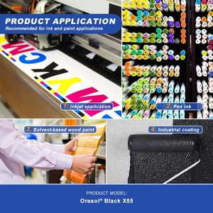 Coloranti complessi metallici resistenti neri solvente nero 29 coloranti e coloranti per rivestimenti per inchiostri a getto d'inchiostro/pigmenti X55 - Product Image 3