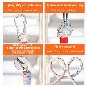 Corde de sécurité en nylon résistant à l'usure pour travaux en hauteur/extérieur/alpinisme - Product Image 6
