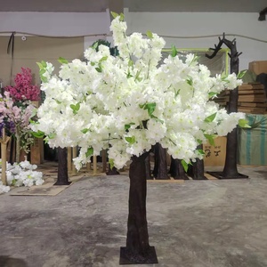Albero da Tavolo Artificiale di Fiori di Ciliegio Bianco e Rosa da 1,5m Personalizzabile per Interni - Product Image 5