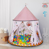 Usine rose indien yourte enfants tente tente enfants intérieur et extérieur indien yourte fille garçon famille château jeu maison