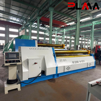 Machine à rouler les plaques CNC professionnelle à 4 rouleaux | Outil de cintrage de tôle d'acier doux de 8mm x 3200mm