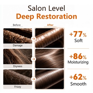 <span class=keywords><strong>Maschera</strong></span> per <span class=keywords><strong>Capelli</strong></span> al Collagene con Etichetta Privata, <span class=keywords><strong>Maschera</strong></span> per <span class=keywords><strong>Capelli</strong></span> con Olio di Argan Biologico e Cheratina, Trattamento Lisciante, <span class=keywords><strong>Nutriente</strong></span> e Riparatore - Product Image 5