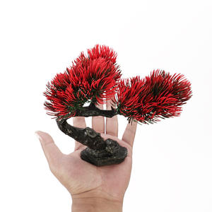 Décoration de paysage d'aquarium de <span class=keywords><strong>chanson</strong></span> de bienvenue simulée Ornement d'herbe d'<span class=keywords><strong>eau</strong></span> en forme d'arbre artificiel - Product Image 6