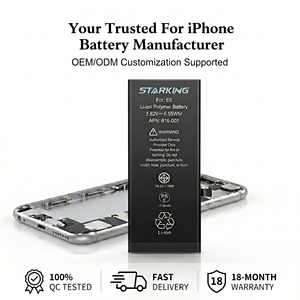 <span class=keywords><strong>Batterie</strong></span> de haute qualité pour <span class=keywords><strong>iPhone</strong></span> 6 <span class=keywords><strong>6S</strong></span> 7 8 <span class=keywords><strong>Plus</strong></span> X XS 11 12 Certifiée CE FCC RoHS Fabricant Service OEM Capacité de livraison rapide - Product Image 1