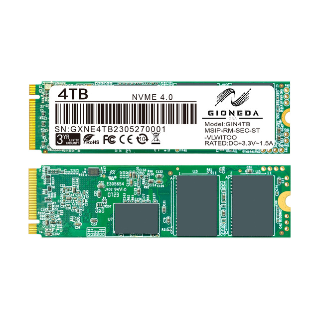GIONEDA NVME PCLE 4.0 SSD 1TB 2TB 4TB