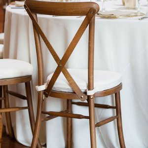 Chaise de banquet empilable en bois à dossier croisé, durable, <span class=keywords><strong>pour</strong></span> restaurant, hôtel, <span class=keywords><strong>mariage</strong></span>, mobilier moderne d'extérieur <span class=keywords><strong>pour</strong></span> <span class=keywords><strong>ferme</strong></span> et maison - Grande Vente - Product Image 4