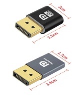 Dummy Plug Virtual Display Adapter Edid Headless 4k Display Emulator Virtual Displayport Accessories for PC Desktop