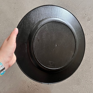 13 pouces 4 couleurs placage rond Durable en plastique ondulé fruits <span class=keywords><strong>plat</strong></span> bol plateau décoratif chargeur plaque pour la décoration de la maison - Product Image 6