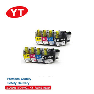 Yelbes 3313 3311 LC3311 LC3313 Cartucho de tinta de inyección de tinta compatible con color Premium para impresora <span class=keywords><strong>Brother</strong></span> <span class=keywords><strong>MFC</strong></span>-J491DW de tinta de inyección de tinta - Product Image 1