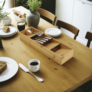 Nhỏ Tre Ngăn Kéo Cửa Hàng Nhỏ Gọn Đồ Dùng Tổ Chức Cho Nhà Bếp Ngăn Kéo Bạc Flatware Khay - Product Image 3