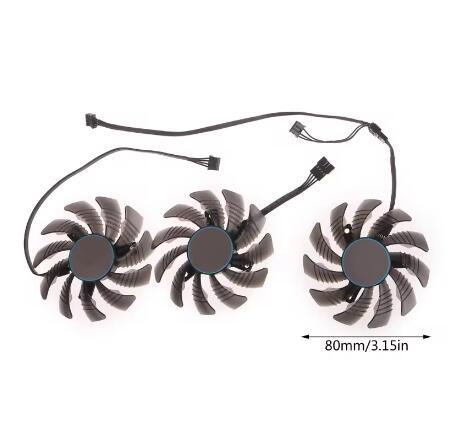 82/87mm PLA09215S12H 4Pin Graphics Card Cooling Fan for Gigabyte GeForce 3080 3070Ti 3080Ti 8GB GPU Cooler Cooling