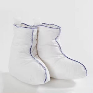 Chaussons d'intérieur ultra-légers et chauds pour l'hiver, en duvet de canard et d'oie, chaussettes en coton doux, antidérapants, pour hommes et femmes - Product Image 1