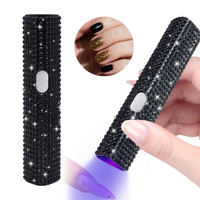 Mini lampe UV LED pour ongles, portable, 3W, rechargeable, sans fil, lampe de séchage pour gel, petite lampe de séchage pour ongles, pour salon et maison