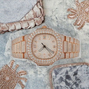 Livraison Gratuite – Montre Femme en Acier Inoxydable Doré, Chaîne de Luxe, Bijou Tendance Style Antique avec Affichage à Aiguilles - Product Image 3